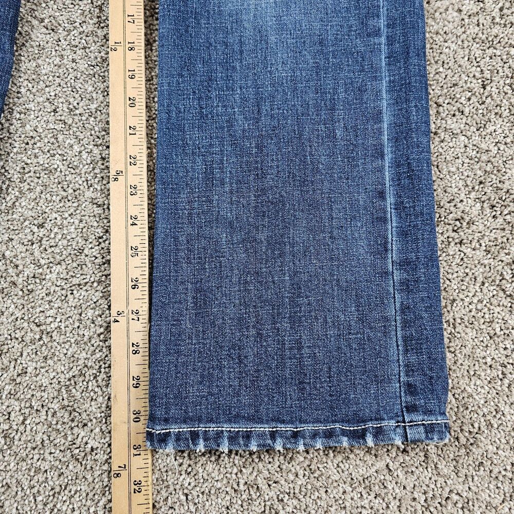 TK Axel Jeans Mens 37x31 Blue Slim Bootcut Cowboy Western Distressed Workwear - Picture 12 of 14